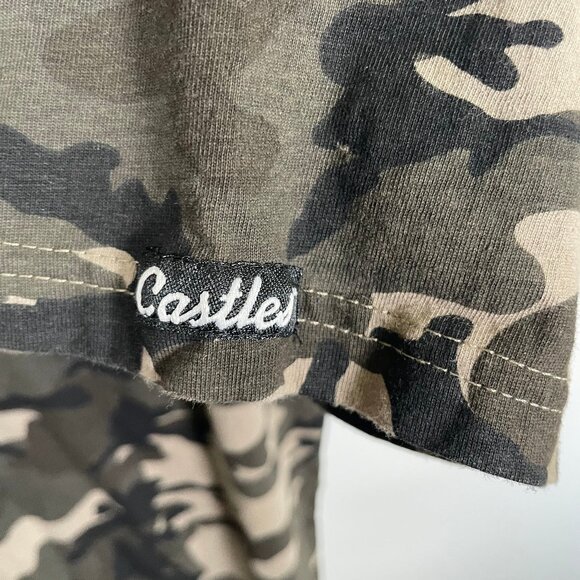 Crooks & Castles Camouflage T Shirt Mens Large Short Sleeve Crew Neck S/S - Picture 2 of 5